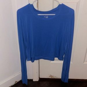 women’s size xl aerie offline long sleeve in the color cobalt blue